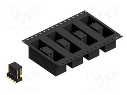 Connector: pin strips; pin header; male; PIN: 10; 2.54mm; SMT; 2x5