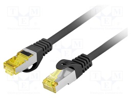 Patch cord; RJ45 plug,both sides; S/FTP; 6a; stranded; Cu; LSZH