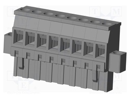Connector: pluggable terminal block; plug; female; angled 90°