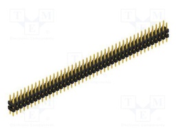 Connector: pin strips; pin header; male; PIN: 86; 2mm; THT; 2x43