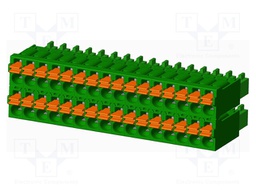 Connector: pluggable terminal block; plug; female; straight; 5.5A