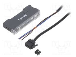 Sensor: optical fiber amplifier; NPN; IP40; Connection: lead 2m