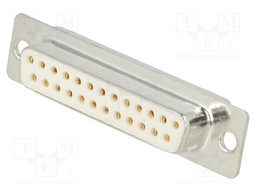 D-Sub; PIN: 37; plug; male; for cable; soldering; Type: w/o contacts