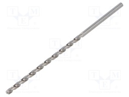 Drill bit; for metal; Ø: 3mm; L: 100mm; Working part len: 66mm