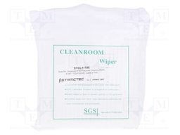 Cleaning wipes; ESD; L: 152mm; W: 152mm; 100pcs.