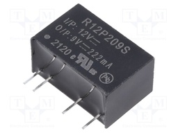Converter: DC/DC; 2W; Uin: 10.8÷13.2V; Uout: 9VDC; Iout: 222mA; SIP7