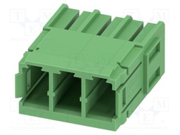 PCB headers, nominal cross section: 6 mm?, color: green, nom