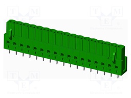 Connector: pluggable terminal block; socket; female; straight