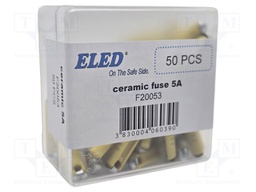 Fuse: fuse; 5A; 32VDC; ceramic,automotive; 6x25mm