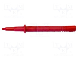 Test probe; 20A; 1kV; red; Conform to: CAT III 1000V; 132mm