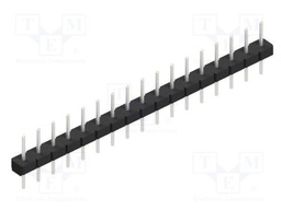 Connector: pin strips; pin header; male; PIN: 17; 2.54mm; THT; 1x17