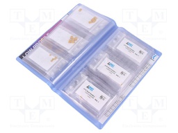 Kit: capacitors; No.of val: 30; SMD; Capacitor: tantalum