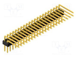 Connector: pin strips; pin header; male; PIN: 42; 2.54mm; THT; 2x21
