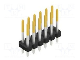 Connector: pin strips; pin header; male; PIN: 12; 2.54mm; THT; 2x6