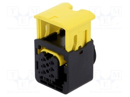 Connector: automotive; plug; female; PIN: 6; for cable