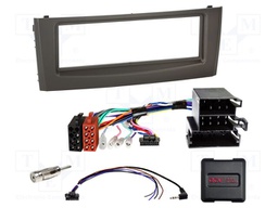 Adapter for control from steering wheel; Fiat; DIN,ISO; black