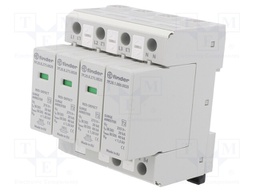 Surge arrestor; Type 2; Poles: 3+NPE; 20kA; DIN; -40÷80°C; IP20