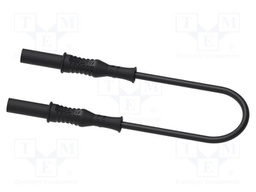 Test lead; 36A; insulated; Len: 2m; black; Cond.cross sec: 2.5mm2