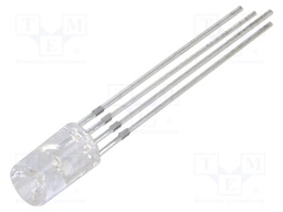 LED; 5mm; RGB; 120°; Front: recessed; -30÷85°C; Variant: tricolour