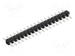 Connector: pin strips; pin header; male; PIN: 18; 2.54mm; SMT; 1x18