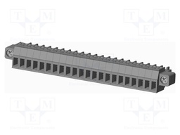 Connector: pluggable terminal block; plug; female; straight; grey