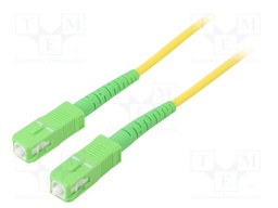 Fiber patch cord; OS2; SC/APC,both sides; 3m; LSZH; yellow