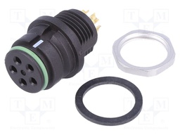 Socket; Connector: circular; 720; female; PIN: 5; unshielded; latch