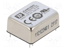 Isolated Board Mount DC/DC Converter, 2:1 Input, ITE, 1 Output, 6 W, 3.3 V, 1.52 A