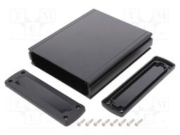 Enclosure: multipurpose; X: 146.6mm; Y: 169mm; Z: 41.6mm; black
