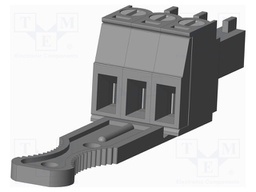 Connector: pluggable terminal block; plug; female; straight; grey