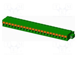 Connector: pluggable terminal block; plug; female; straight; 12A