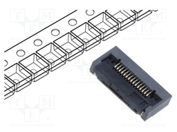 Connector: FFC/FPC; FH28K; horizontal; SMT; PIN: 15; 500mA; 50V