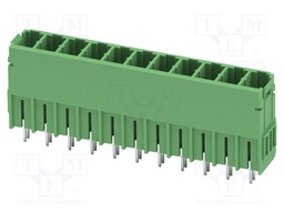 PCB headers, nominal cross section: 6 mm?, color: green, nom