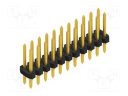 Connector: pin strips; pin header; male; PIN: 22; 2mm; THT; 2x11