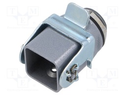 Enclosure: for HDC connectors; EPIC; size H-A 3; zinc alloy