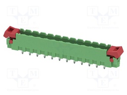 PCB headers, nominal cross section: 2.5 mm?, color: green, n
