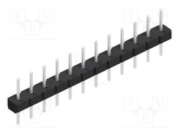 Connector: pin strips; pin header; male; PIN: 12; 2.54mm; THT; 1x12