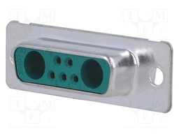 Special D-Sub; PIN: 7(2+5); plug; female; w/o special terminals