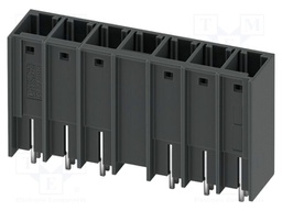 PCB headers, nominal cross section: 6 mm?, color: black, nom