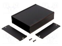 Enclosure: with panel; TUF; X: 94mm; Y: 120mm; Z: 32mm; aluminium