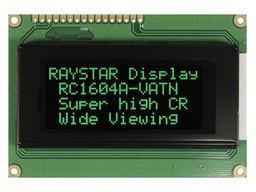 Display: LCD; alphanumeric; VA Negative; 16x4; 87x60x13.6mm; LED