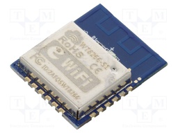 Module: WiFi; FTP,HTTP,IPv4,TCP,UDP; SMD; 18.6x15x0.8mm