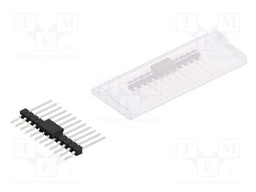 Connector: pin strips; pin header; male; PIN: 12; 2.54mm; SMT; 1x12