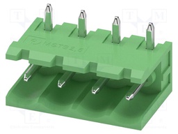 PCB headers, nominal cross section: 2.5 mm?, color: green, n