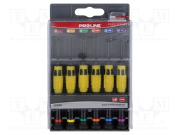 Kit: screwdrivers; precision; Phillips,slot; PH00; 6pcs.