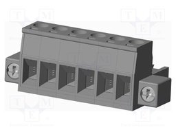 Connector: pluggable terminal block; plug; female; straight; grey