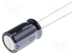 Capacitor: electrolytic; THT; 2.2uF; 400VDC; Ø10x12.5mm; Pitch: 5mm