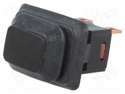 Switch: push-button; Pos: 2; SPST-NO; 16A/250VAC; black; none; IP40