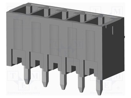 Connector: pluggable terminal block; socket; male; on PCBs
