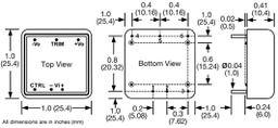 Isolated Board Mount DC/DC Converter, Railway, 1 Output, 20 W, 15 V, 1.33 A
